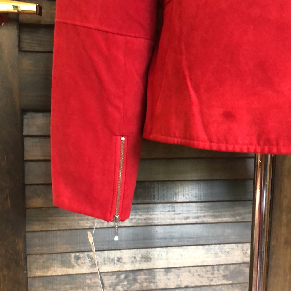Red Women's Blazer - Picture 4 of 16